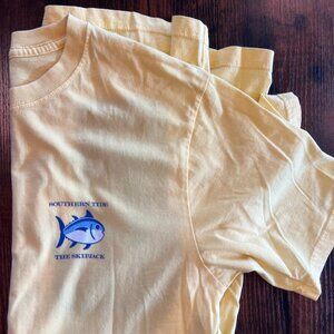Southern Tide Shirt Yellow Men's XS
